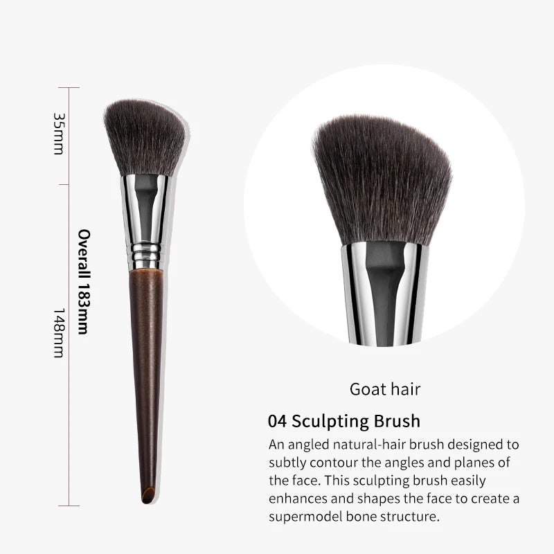 OVW 1pcs TAPERED HIGHLIGHTER Perfect Professional Individual Face Brush Cosmetic Makeup Brush Blush Powder Setting Base