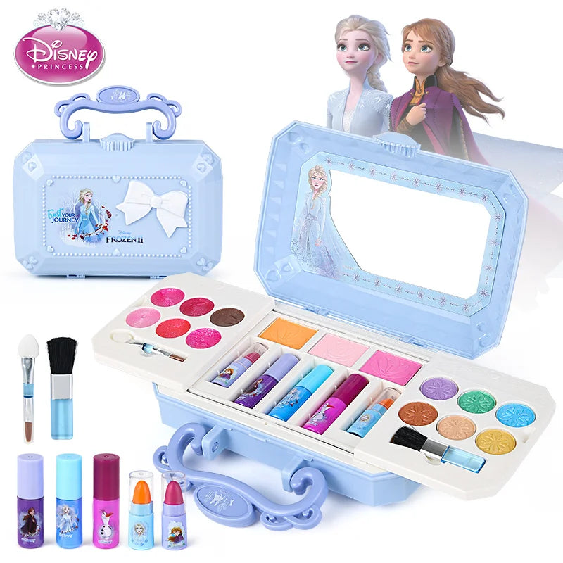 Disney new girls frozen 2 princess elsa anna Cosmetics Beauty Set Toy with box kids princess Fashion Toys Play House Gift