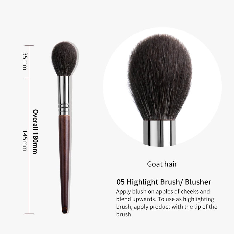 OVW 1pcs TAPERED HIGHLIGHTER Perfect Professional Individual Face Brush Cosmetic Makeup Brush Blush Powder Setting Base