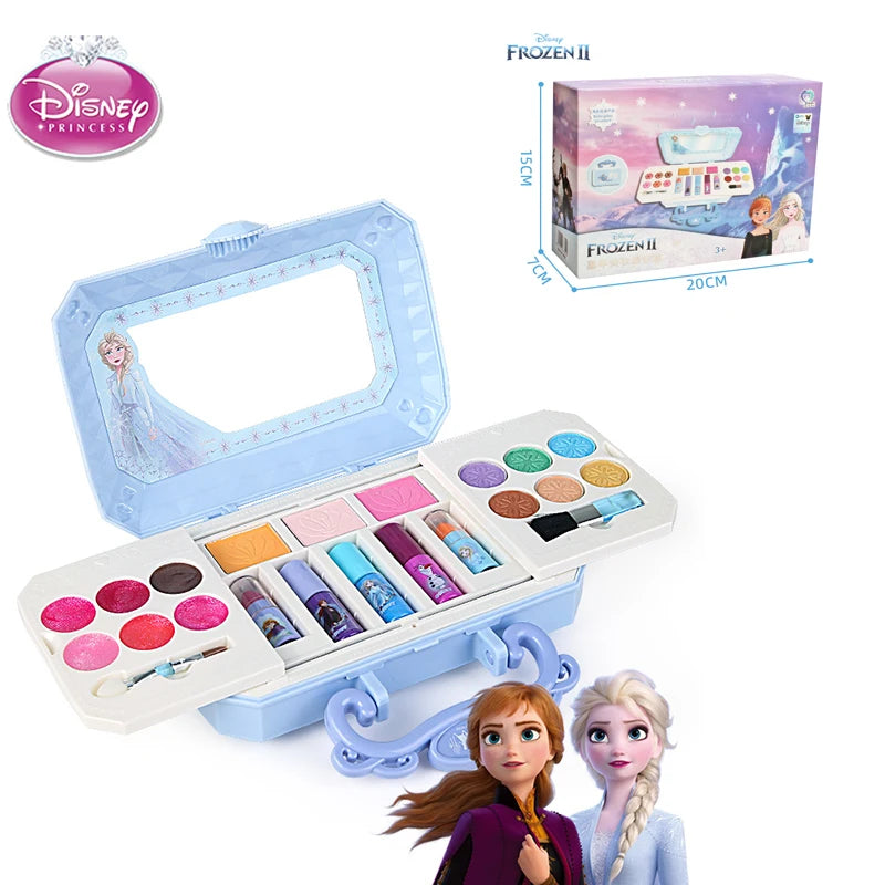 Disney new girls frozen 2 princess elsa anna Cosmetics Beauty Set Toy with box kids princess Fashion Toys Play House Gift