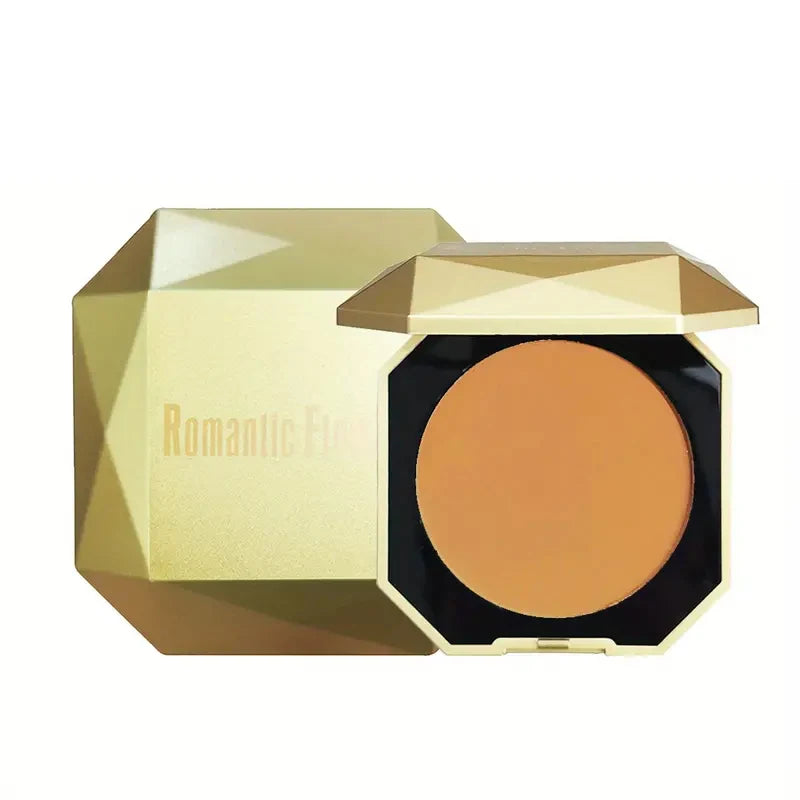 6 Colors Single Layer Bronzing Powder With Puff Face Contouring Dark Skin Powder Matte Powder Long-lasting Waterproof Women's Ma