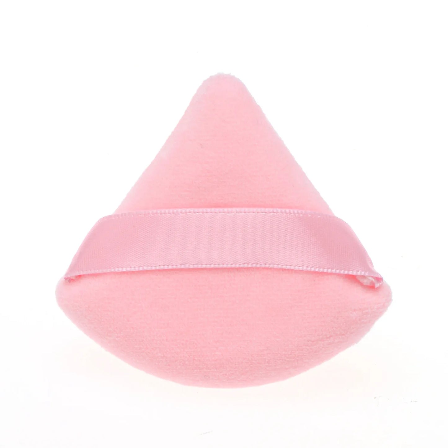 Wholesale 50Pcs Triangle Powder Puff Mini Face Makeup Sponge Cosmetics Soft Cotton Face Powder Puff Washable Velvet Makeup Puff