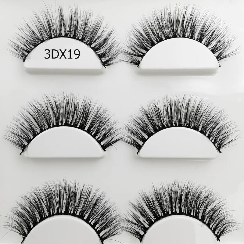 SHIDISHANGPIN Eyelashes Mink Eyelashes Natrual Long Lashes 100% Cruelty Free Mink False Lashes Reasuble High Quanlity Makeup