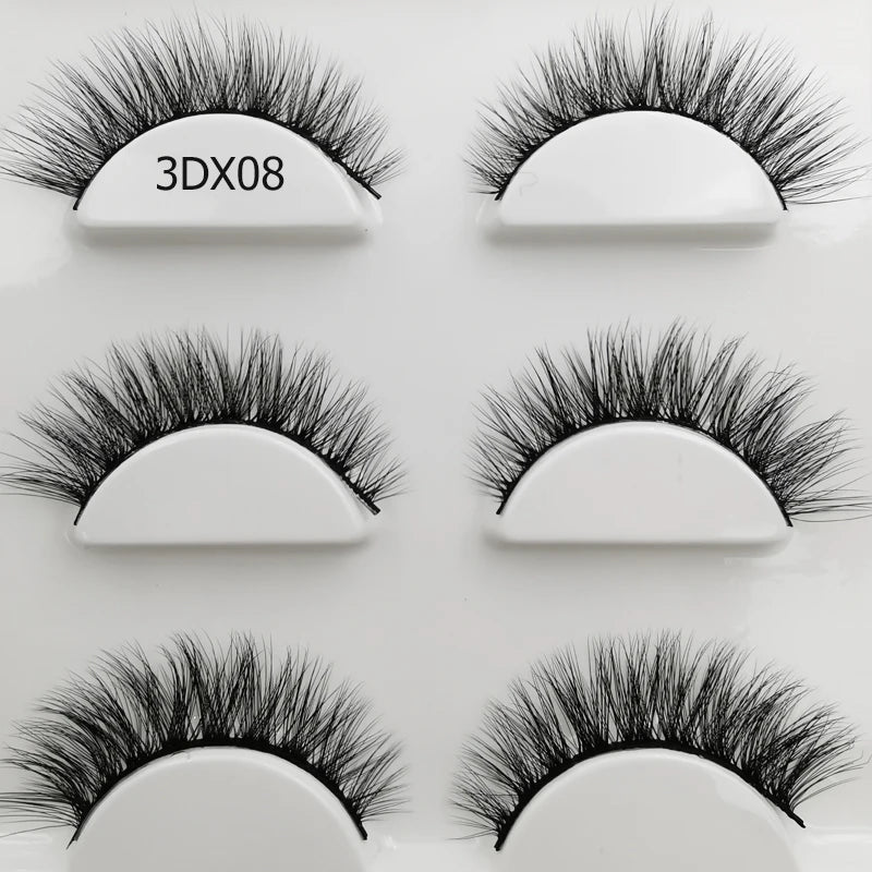 SHIDISHANGPIN Eyelashes Mink Eyelashes Natrual Long Lashes 100% Cruelty Free Mink False Lashes Reasuble High Quanlity Makeup