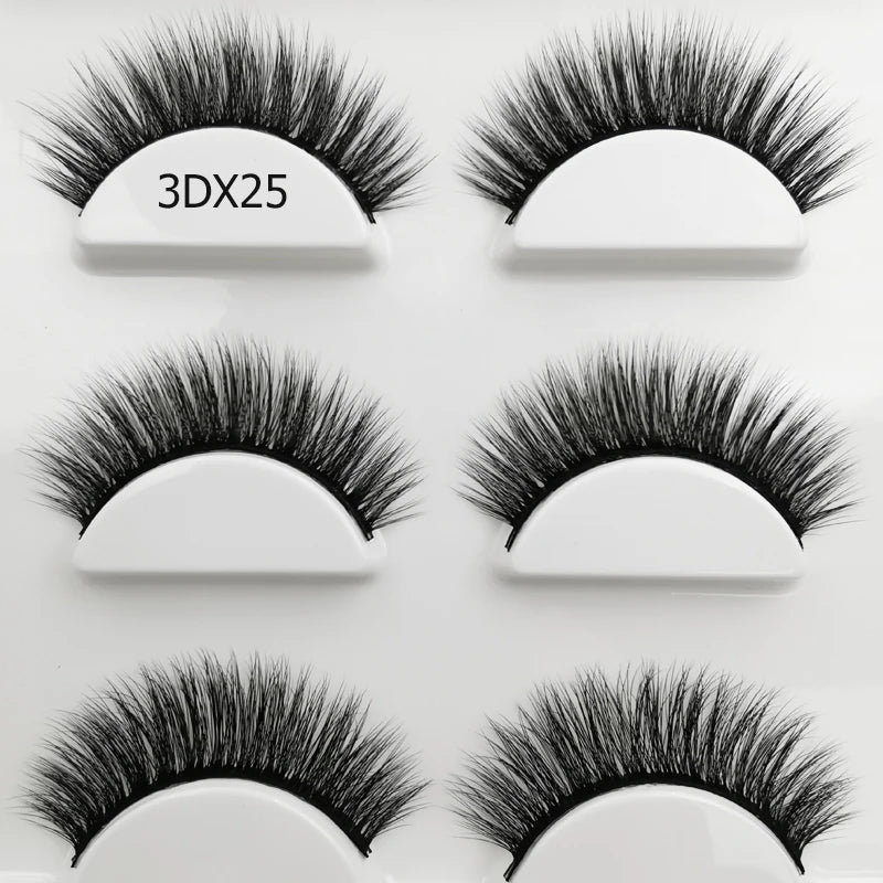 SHIDISHANGPIN Eyelashes Mink Eyelashes Natrual Long Lashes 100% Cruelty Free Mink False Lashes Reasuble High Quanlity Makeup