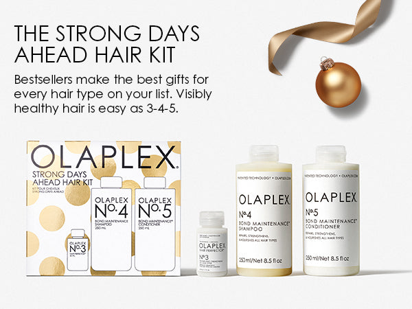 Strong Days Ahead Hair Kit, Bond Maintenance Shampoo No 4 250ml, Hair Perfector No 3, Bond Maintenance Conditioner No 5 250ml 50ml,