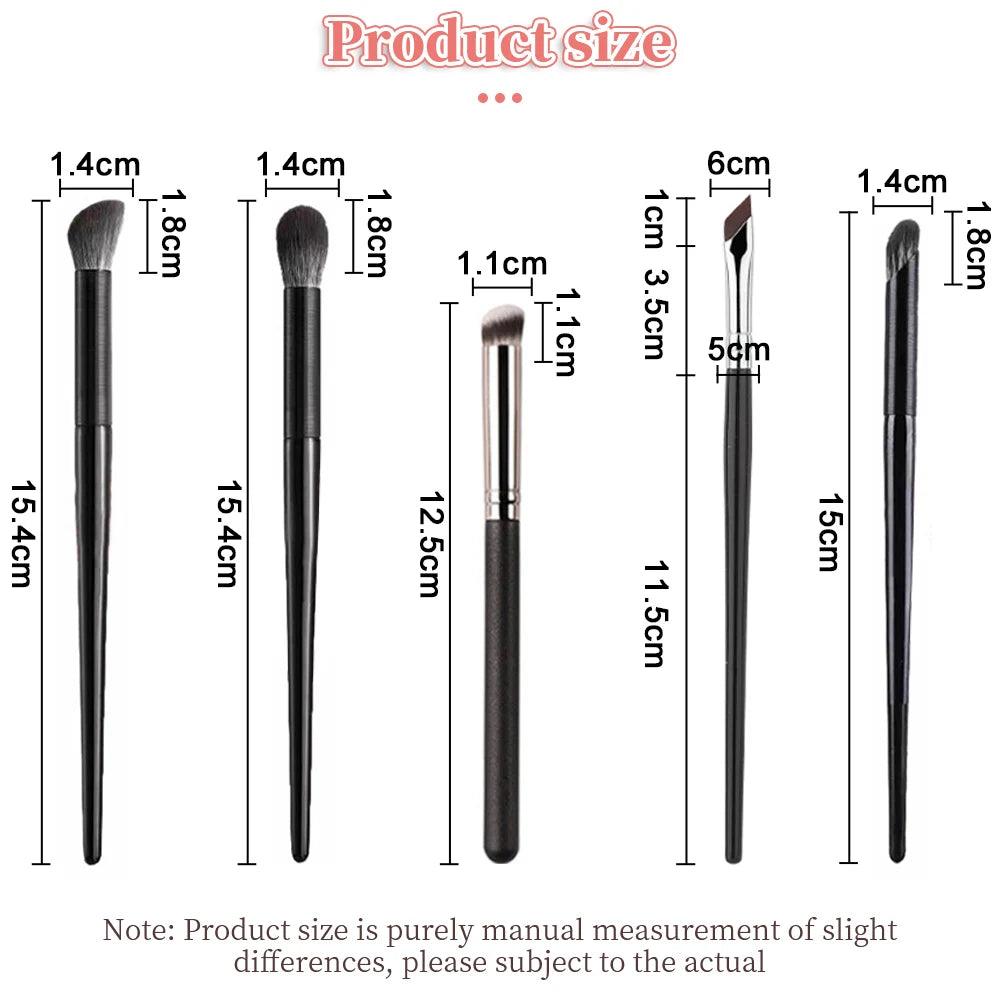 4Pcs Nose Shadow Brush Angled Contour Makeup Brushes Face Nose Silhouette Eyeshadow Cosmetic Blending Concealer Makeup Tools Set